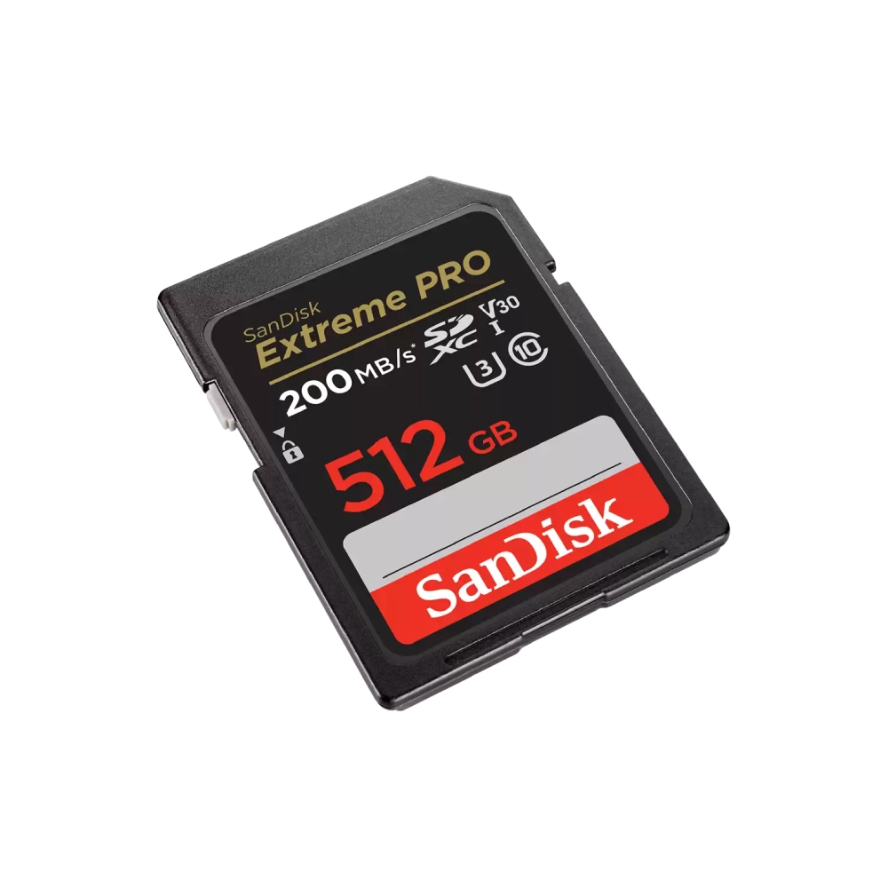 Sandisk SD Card 512GB Extreme Pro For DSLR and Mirrorless Cameras (Open Box) view 2